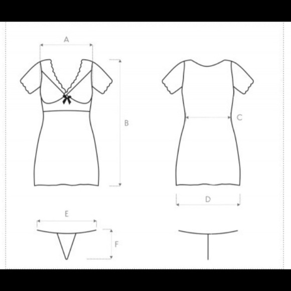 White nightie chemise - Picture 7 of 8